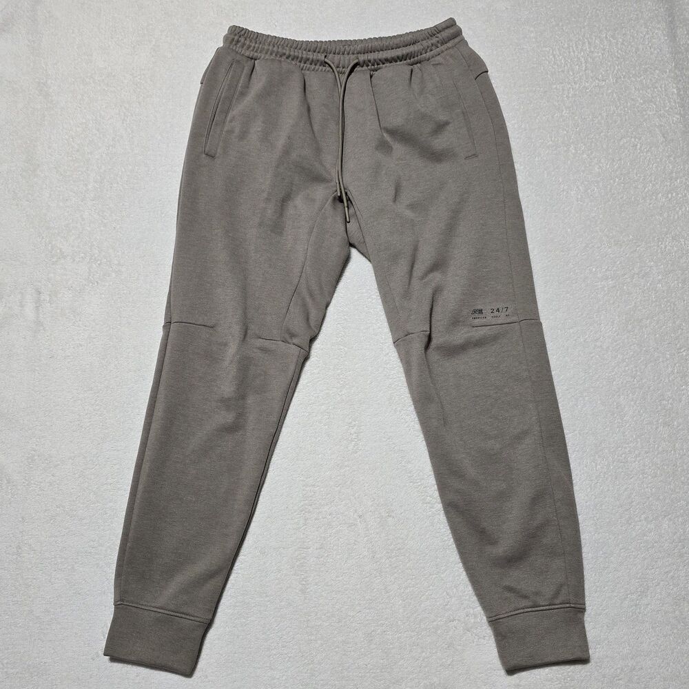American Eagle AE 24/7 Men's Small Jogger Sweatpants Gray Heather Fleece Pants